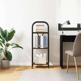 vidaXL Knjižna polica Dimljeni hrast 40 x 30 x 109 cm Konstruiran les | Shoptok.si