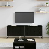 TV ormar Crni hrast 140 x 36 x 49.5 cm Konstruirano drvo | shoptok.hr