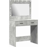  Toaletni stol s ladicama Betonski sivi 78,5 x 41 x 135 cm | shoptok.hr
