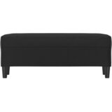  Klupa crna 100 x 35 x 41 cm od umjetne kože | shoptok.hr