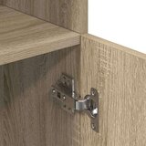 vidaXL Kuhinjska omarica sonoma hrast 57x41,5x131,5 cm inž. les | Shoptok.si