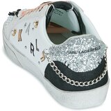 Karl Lagerfeld Nizke superge SKOOL Karl State of Mind Lo Lace Bela | Shoptok.si
