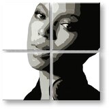  Ručno oslikana POP ART slika BEYONCÉ 60x60 cm | shoptok.hr