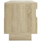 vidaXL TV omarica z LED lučkami sonoma hrast 100x35x40 cm | Shoptok.si
