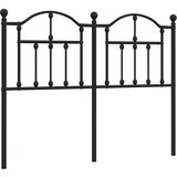 Maison Chic kovinsko posteljno vzglavje - vzglavna omarica - nočna omarica črno 120 cm, (21705383) | Shoptok.si