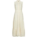 Desigual Dolge obleke VEST_MOON Bež | Shoptok.si