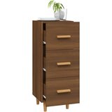  Komoda boja smeđeg hrasta 34,5 x 34 x 90 cm konstruirano drvo | shoptok.hr
