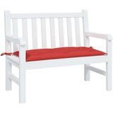  Jastuk za vrtnu klupu crveni 110 x 50 x 7 cm od tkanine Oxford | shoptok.hr
