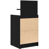  Noćni ormarić s 2 ladice crni 38x34x80 cm | shoptok.hr