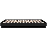  Okvir za krevet crni 150x200 cm konstruirano drvo | shoptok.hr