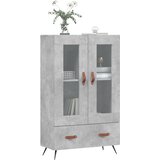  Visoka komoda boja betona 69,5 x 31 x 115 cm konstruirano drvo | shoptok.hr