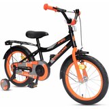 Enero Hurricane 16" otroško kolo črno-oranžno | Shoptok.si