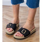 D/CEO Umsa leopard print platform slides with a buckle on the strap | Shoptok.si