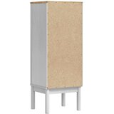  Kupaonski ormar FLORO Bijelo 35 x 30 x 90 cm Čvrsto borovo drvo | shoptok.hr
