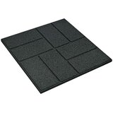  Kamen za hodanje 6 pcs Crna 40 5 x 40 5 x 2 cm Guma - Crna | shoptok.hr