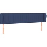 Maison Chic vzglavna omarica - nočna omarica - posteljna omarica z ušesi modro 183x23x78/88 cm blago, (21712690) Cene