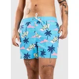 Slow Chill Prty Str Boardshorts cyan