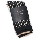Orsay Súprava siedmich pairs of women's socks in beige and black - Women | Shoptok.si
