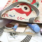 Venisymlis Ženska Nakupovalna Torba Embroidered Cartoon Owl Platnena Torba Za Shranjevanje, (22069990) | Shoptok.si