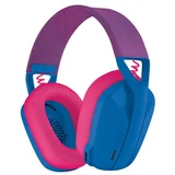 Logitech G435 wireless lightspeed gaming z mikrofonom modre slušalke