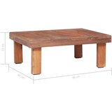 vidaXL Klubska mizica 60x45x23 cm trden predelan les | Shoptok.si