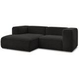 Bobochic Paris Crna kutna garnitura od bouclé tkanine (s lijevim kutom) Zephyr – | shoptok.hr