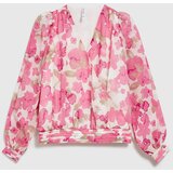 Moodo Women's V-neck blouse - pink | ePonuda.com