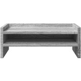  Stalak za monitor siva boja hrasta 42x24x16cm konstruirano drvo | shoptok.hr