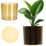 KADAX Okrogel cvetlični lonec Plastika 12,5 cm Oranžen, (5000353618) Cene