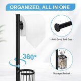 DAZI 3v1 stojalo za WC-papir s ščetko in košaro | Shoptok.si