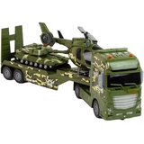 Vojni set s tegljačem, helikopterom i tenkom - zeleni | Shoptok.si