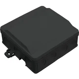 6410-20 crna razvodna kutija sa elastičnim uvodnicama 90x90mm IP54, klik sistem