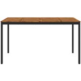  Stol za bar u vrtu Prirodna i crna 196 x 100,5 x 105 cm | shoptok.hr