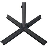 vidaXL Vrtni suncobran s aluminijskom šipkom 600 cm azurno plavi | shoptok.hr