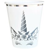 Unicorn kartonska čaša srebrna 200 ml 1/6 Cene