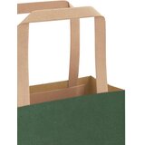  Papirnate vrećice 250 kom s ručkama zelene 54x15x49 cm | shoptok.hr