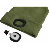 Extol kapa sa čelnom lampom i usb punjenjem 300 mah, zelena, vel. uni | Eponuda.com
