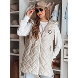 DStreet Kamizelka damska przejściowa pikowana GRANDI jasnoszara | shoptok.hr