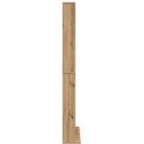 vidaXL cd vitrina u umjetničkom hrastu - 101x23x177.5 cm napravljen od inženjerskog drva | shoptok.hr