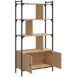  Biblioteka s vratima Sonoma hrast 76,5x30x154,5 cm Konstruirano drvo | Eponuda.ba