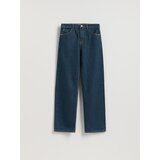 Reserved Wide leg traperice - mornarsko plava | shoptok.hr