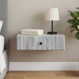 Stolna montirana na zid Siva sonoma 59 x 34,5 x 17 cm Cijene