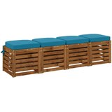  Set jastučića od 4 komada SOEST 4 kom. 100% poliester Plava | shoptok.hr