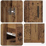  S ladicama Staro drvo 100 x 33 x 59.5 cm Konstruirano drvo | shoptok.hr