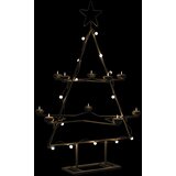  Metalno ukrasno božićno drvce crno 75 cm | shoptok.hr