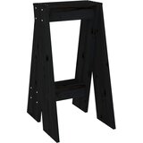  Stolci 2 kom crni 40 x 40 x 75 cm od masivne borovine | shoptok.hr