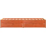 vidaXL Okvir kreveta bez madraca voštano smeđi 90 x 200 cm od borovine | shoptok.hr