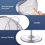 Aigostar Ventilator na stalku 50W/230V 44,8 cm hrom | Eponuda.com