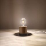 Stolna Sollux SL.0674 - Stona lampa SALGADO 1xE27/60W/230V drvena | Eponuda.com