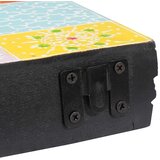 Police na zidu 3 pcs Šareni 100 x 20 x 6 cm Čvrsto drvo manga | shoptok.hr